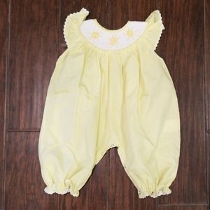 Babeeni | Yellow Smocked Outfit